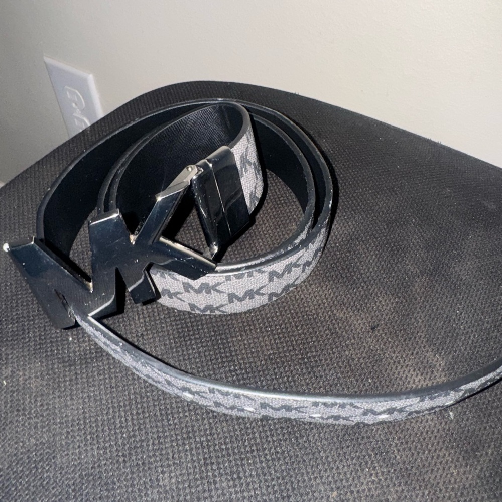 Michael Kors Black and Gray Designer Bag